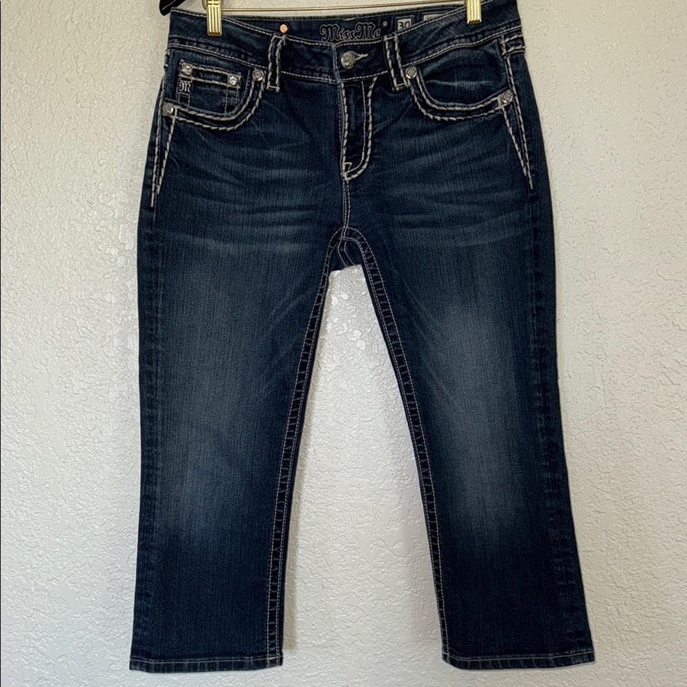 MissMe Women's Dark Blue Jeans